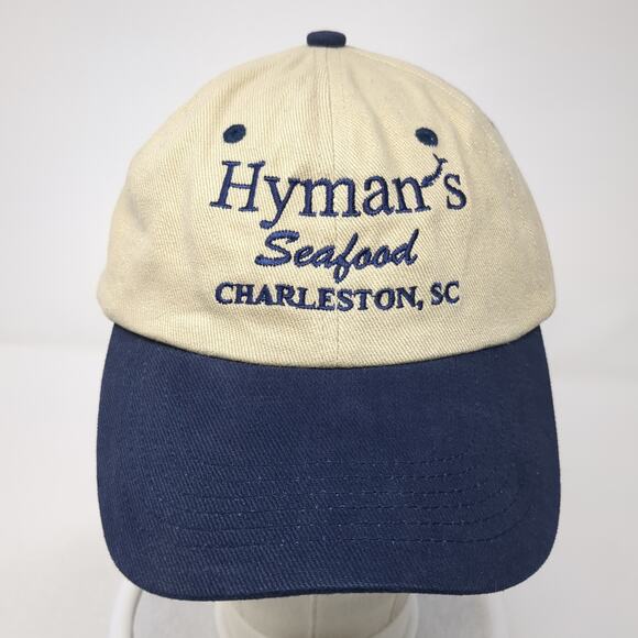 Hyman's Seafood Charleston SC Slideback Hat Multi One Size Unique - Picture 2 of 9